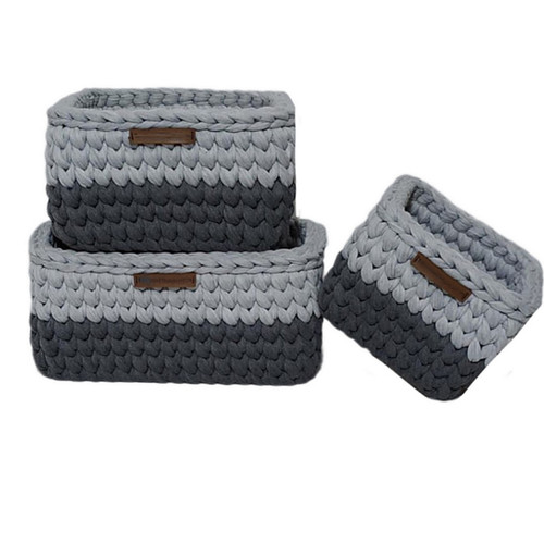 سبد قلاب بافی تریکو کد 23 مجموعه 3 عددی